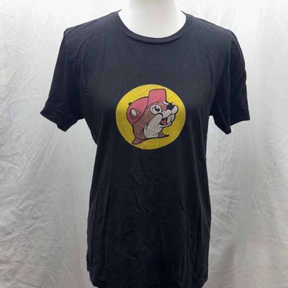 Peace Love & Buc-ees t shirt 2 sided bucee Beaver women M - Picture 2 of 7